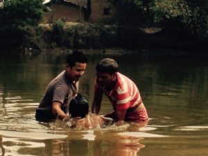 Baptizing new believers